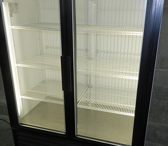 Used two glass door freezer merchandiser used two door freezer used